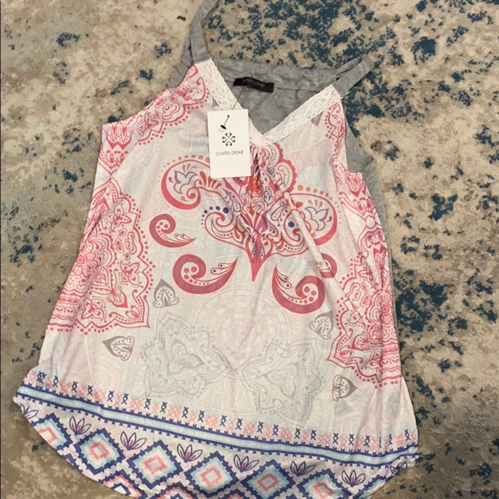 Sweet summer tank   Size small. NWT